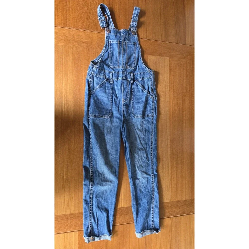 Oshkosh Girl's Demin Overalls Size 10/10A READ Description